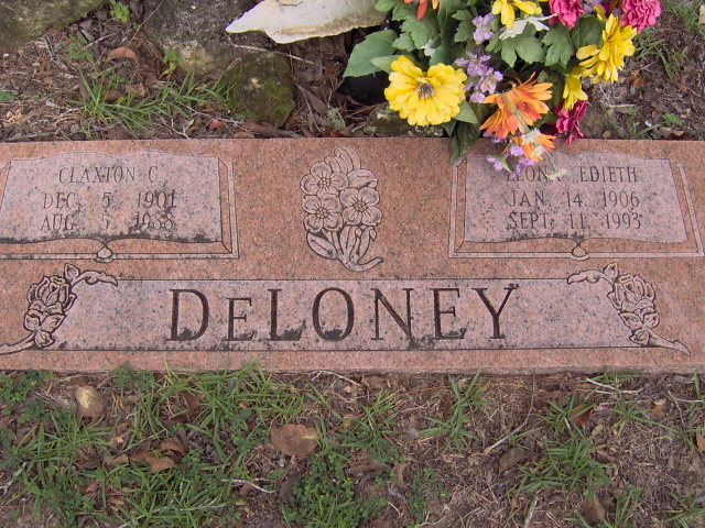 Headstone for DeLoney, Claxton C.